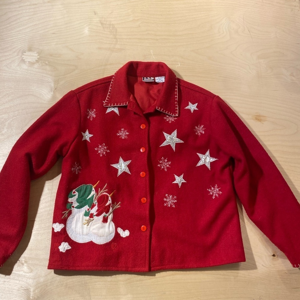 Take Two Clothing Company Snowman Coat Medium (Kc)